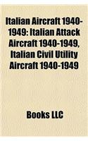 Italian Aircraft 1940-1949