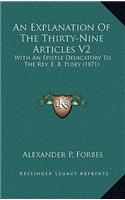 An Explanation of the Thirty-Nine Articles V2