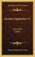 Goethes Tagebucher V5