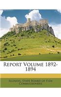 Report Volume 1892-1894