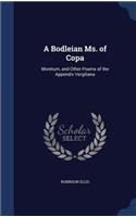 Bodleian Ms. of Copa