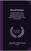 Rites Of Durham