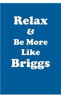 Relax & Be More Like Briggs Affirmations Workbook Positive Affirmations Workbook Includes