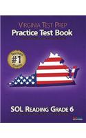Virginia Test Prep Practice Test Book Sol Reading Grade 6