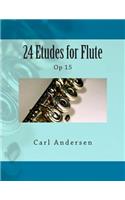 24 Etudes for Flute: Op 15