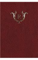 Monogram "r" Grid Notebook