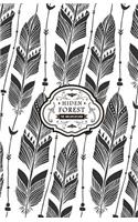 Hidden Forest: Bohemian Feathers Password Keeper - Best Solution Remind You Not to Forget and Lose Your Password (5.5x8.5 Inches)