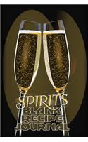 Spirits Blank Recipe Journal: Drink Recipe Journal or Bartender Book 50 Pages 6"x9" Matte Cover Finish Book 14