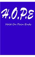 Hope Hold on pain ends