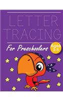 Letter Tracing for Preschoolers Parrot Pirate