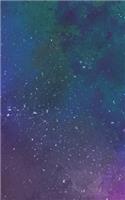 Internet Password Organizer: Discrete Internet Password Log Keeper: Space Paint Design
