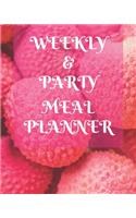 Weekly Meal & Party Planner