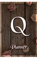 Q: Letter Journal Monogram Minimalist Lined Notebook To Do List Undated Daily Planner for Personal and Business Activities with Check Boxes to Help you