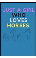 Just A Girl Who Loves Horses
