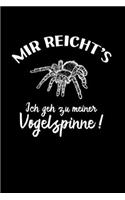 Tarantel: Ich geh zu meiner Vogelspinne: Notizbuch / Notizheft für Vogel-Spinne A5 (6x9in) liniert mit Linien