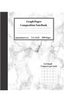 Graph Composition Notebook 5 Squares per inch 5x5 Quad Ruled 5 to 1 100 Sheets