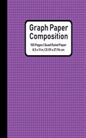 Graph Paper Composition Notebook Quad Ruled: Graph Paper Quad Ruled 5x5, Grid Paper Notebook College Ruled, Math and Science Composition Notebook for Students with Purple cover(5 Graphing Paper Notebook)