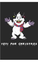 Yeti For Christmas: Graph Paper Christmas Yeti Composition Notebook to Take Notes at Work. Grid, Squared, Quad Ruled. Bullet Point Diary, To-Do-List or Journal For Men 