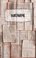 Suriname: Ruled Travel Diary Notebook or Journey Journal - Lined Trip Pocketbook for Men and Women with Lines