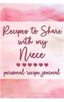 Recipes to Share With My Niece