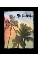 Mele Kalikimaka: Hawaiian Christmas Journal Notebook Shopping Organizer Holiday Food Meal Party Planner Budget Expense Tracker. Tropical Palm Tree Soft Cover 7.5 x 9