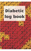 Diabetic Log Book: Blood sugar notebook, journal record, diabetic organiser, Glucose Tracker