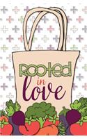 Rooted in Love: Rooted in Love Grid Graph Paper Blank Journal 110 Pages
