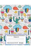 Primary Composition Notebook Grades K-2 Story Journal
