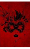 Masked Lady: 150 Lined Journal Pages / Notebook / Diary / Masked Lady