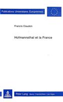 Hofmannsthal Et La France