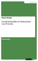 Geschlechterkonflikt im "Heidenröslein" von J. W. Goethe