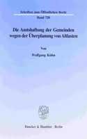 Die Amtshaftung Der Gemeinden Wegen Der Uberplanung Von Altlasten