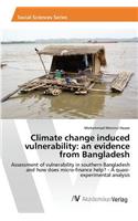 Climate change induced vulnerability: an evidence from Bangladesh(English)