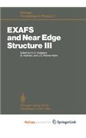 EXAFS and Near Edge Structure III