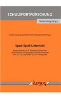 Sport-Spiel-Unterricht