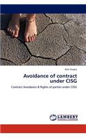 Avoidance of Contract Under Cisg