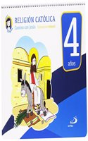 Religion catolica - Educacion infantil 4 anos: Camino con Jesus - Libro del alumno - Proyecto Miryam
