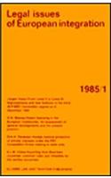 Legal Issues of European Integration