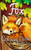 Fox coloring book for kids: Fox coloring pages Beautiful coloring designs color