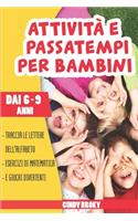 Attività e passatempi per bambini dai 6 ai 9 anni: Traccia le lettere dell'alfabeto esercizi di matematica e giochi divertenti