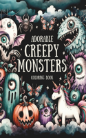 Adorable Creepy Monsters Coloring Book