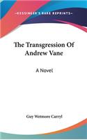 The Transgression Of Andrew Vane