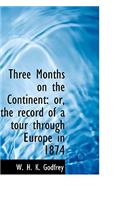 Three Months on the Continent: Or, the Record of a Tour Through Europe in 1874