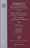 Formal Power Series and Algebraic Combinatorics
