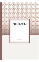 Notizen: Blanko - Notizbuch im Softcover DIN A5 mit 100 leeren nummerierten Seiten plus Inhaltsverzecihnis als Skizzenbuch, Zeichenbuch oder Malbuch - edles 