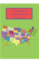 50 States of America Colouring Book