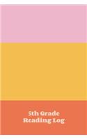 5th Grade Reading Log