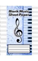 Blank Music Sheet Paper