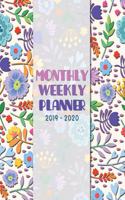 Monthly Weekly Planner 2019-2020