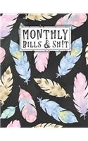 Monthly Budget Planner: An Debt Tracker For Paying Off Your Debts - 8.5" X 11" - 24 Months of Tracking - 100 Pages